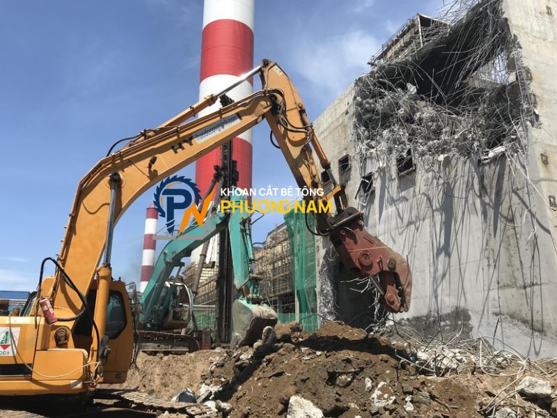 Phá dỡ nhà xưởng Bến Cát Bình Dương 0936 999 128 #TOP1 - Khoan Cắt Bê Tông Phương Nam