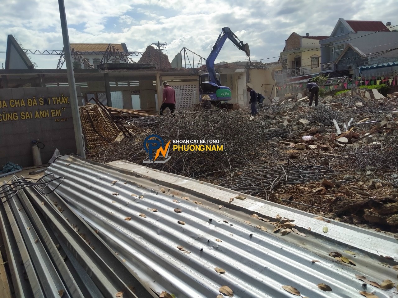 Phá Dỡ Công Trình TPHCM 0936 999 128- Giải Pháp Mặt Bằng An Toàn - Khoan Cắt Bê Tông Phương Nam