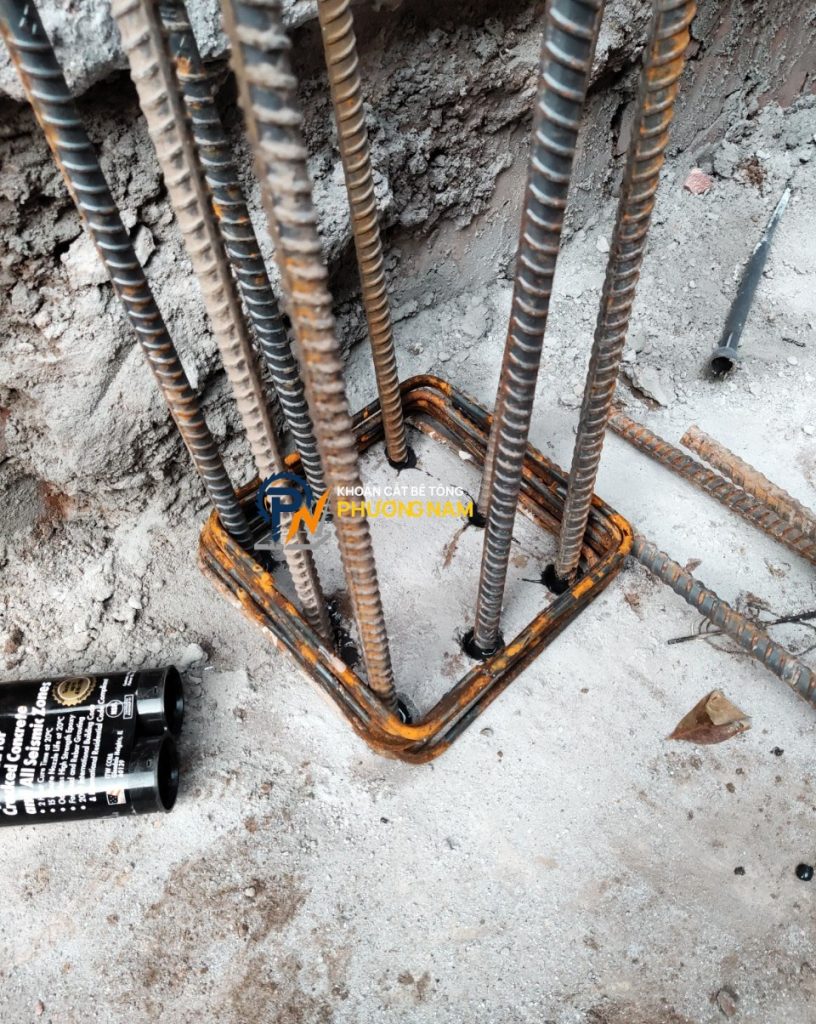 Khoan Cấy Thép TPHCM Giá Rẻ | Thi Công Keo Ramset, Hilti Chuẩn 100% - Khoan Cắt Bê Tông Phương Nam