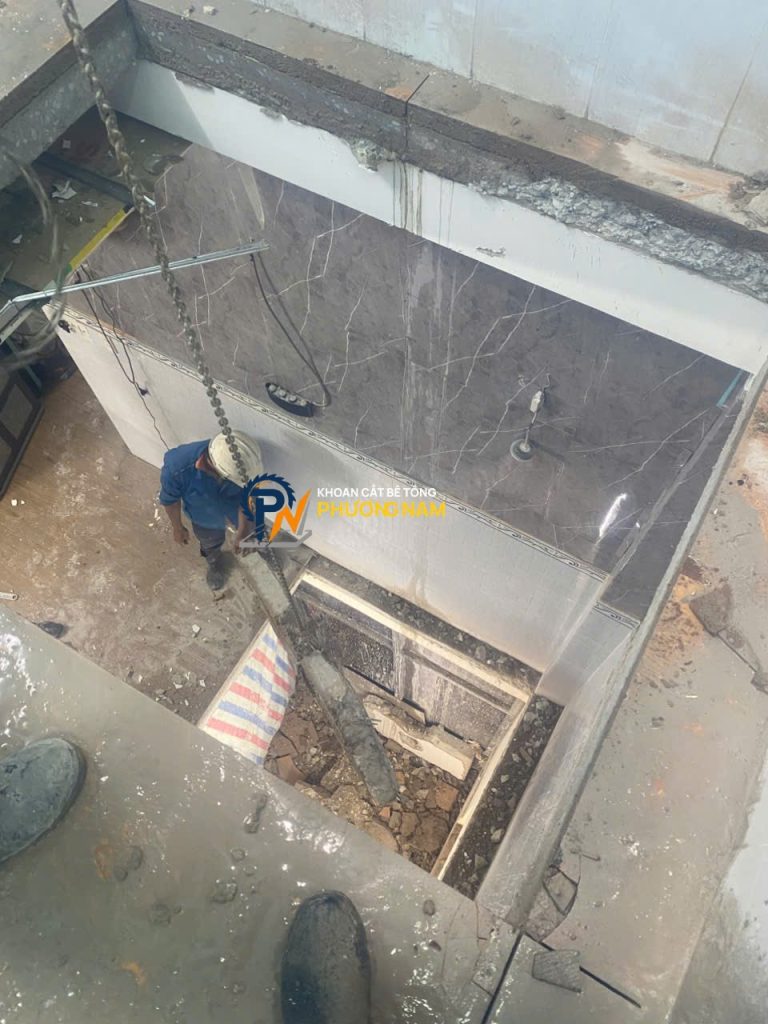 Dịch Vụ Khoan Cắt Bê Tông Làm Hố Thang Máy TPHCM - Giá Tốt, Không Nứt Kết Cấu